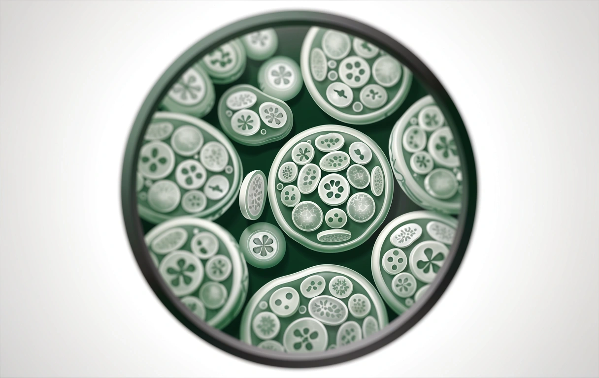 Mikroskopische Ansicht